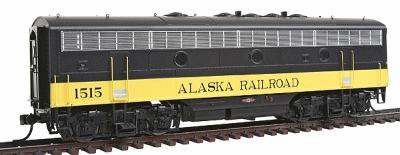 Intermountain Railway 49551 HO Scale EMD F7B w/DCC -- Alaska Railroad (black, yellow)