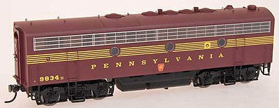 Intermountain Railway 49557 HO Scale EMD F7B Phase I - Standard DC -- Pennsylvania (5 Stripe, Tuscan)