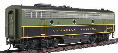 Intermountain Railway 49587S HO Scale EMD F9B w/LokSound & DCC -- Canadian National (green, black, yellow)
