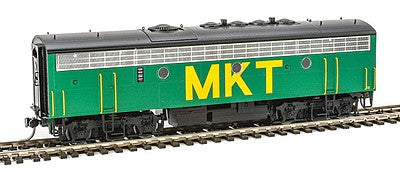 Intermountain Railway 49592S HO Scale EMD F7B w/Sound & DCC -- Missouri-Kansas-Texas (green, yellow, black)