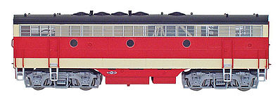 Intermountain Railway 49597 HO Scale EMD F7B w/DCC -- Electro-Motive Division EMD (Demonstrator, red, white)