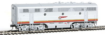 Intermountain Railway 49605S HO Scale EMD F3B w/LokSound & DCC -- Santa Fe (Warbonnet; silver, red)