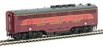 Intermountain Railway 49638S HO Scale EMD F3B w/LokSound & DCC -- Gulf, Mobile & Ohio (maroon, red)