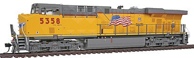 Intermountain Railway 49701S HO Scale GE ES44AC w/LokSound & DCC -- Union Pacific (Armour Yellow, gray; Flag Logo, Building America Slogan)