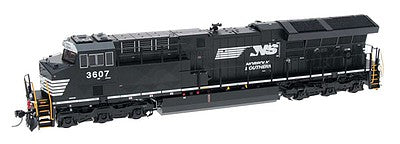 Intermountain Railway 497105S HO Scale GE ET44AH Tier 4 w/LokSound & DCC -- Norfolk Southern (black, white, Horse Head Logo)