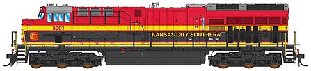 Intermountain Railway 497107 HO Scale GE ET44C4 Tier 4 - Standard DC -- Kansas City Southern (red, black, yellow)