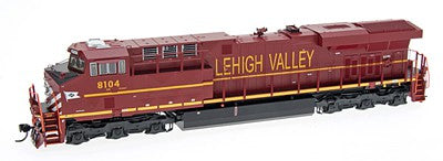 Intermountain Railway 49714S HO Scale GE ES44AC w/LokSound & DCC -- Norfolk Southern #8104 (Heritage Scheme, Lehigh Valley, red, Full Stripes)