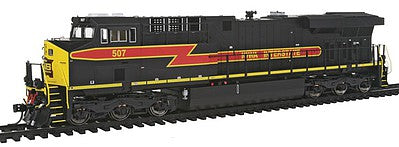 Intermountain Railway 49719S HO Scale GE ES44AC w/LokSound & DCC -- Iowa Interstate (black, red, yellow)