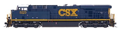 Intermountain Railway 49722 HO Scale GE ES44DC w/DCC -- CSX (Dark Future, blue, yellow)