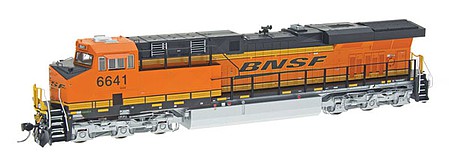 Intermountain Railway 49743 HO Scale GE ES44AC w/DCC -- BNSF Railway (orange, black, yellow, Wedge Logo)