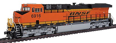 Intermountain Railway 49743S HO Scale GE ES44C4 w/LokSound & DCC -- Burlington Northern & Santa Fe (orange, black, yellow; Wedge Logo)
