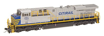 Intermountain Railway 49745 HO Scale GE ES44AC w/DCC -- Citirail (gray, blue, yellow)