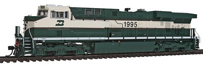 Intermountain Railway 49763S HO Scale Famous Image Collector Series GE ES44AC - Tsunami Sound & DCC Equipped -- Burlington Northern (Fantasy Executive Scheme, green, cream)