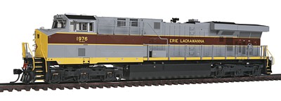 Intermountain Railway 49766S HO Scale Famous Image Collector Series GE ES44AC - Tsunami Sound & DCC Equipped -- Erie-Lackawanna (Fantasy Scheme; gray, maroon)