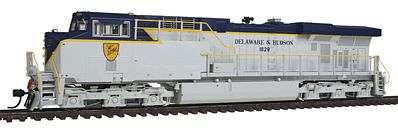 Intermountain Railway 49767 HO Scale Famous Image Collector Series Diesel GE ES44AC - Standard DC -- Delaware & Hudson (Fantasy Scheme, gray, blue, yellow)