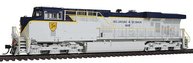 Intermountain Railway 49767S HO Scale Famous Image Collector Series GE ES44AC - Tsunami Sound & DCC Equipped -- Delaware & Hudson (Fantasy Scheme, gray, blue, yellow)