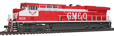 Intermountain Railway 49768S HO Scale Famous Image Collector Series GE ES44AC - Tsunami Sound & DCC Equipped -- Gulf, Mobile & Ohio (Fantasy Scheme, red, white)