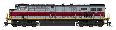 Intermountain Railway 49774 HO Scale GE ES44AC w/DCC - Famous Image Collector Series -- Norfolk Southern #8107 (Fantasy Lackawanna Heritage Scheme gray, maroon, yel