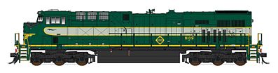 Intermountain Railway 49775 HO Scale GE ES44AC w/DCC - Famous Image Collector Series -- Norfolk Southern #8109 (Fantasy Erie Heritage Scheme, 2-Tone Green)