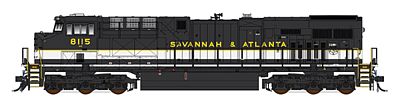 Intermountain Railway 49780 HO Scale GE ES44AC w/DCC - Famous Image Collector Series -- Norfolk Southern #8115 (Fantasy Savannah & Atlanta Heritage, black, white)