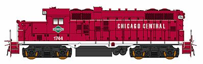 Intermountain Railway 49805 HO Scale Paducah GP10 w/DCC -- Chicago Central & Pacific (red, white)