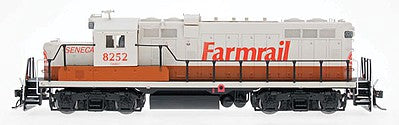 Intermountain Railway 49814 HO Scale Paducah GP10 w/DCC -- Farmrail (ivory, orange, brown)