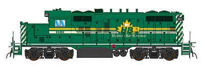 Intermountain Railway 49824 HO Scale Paducah GP10 w/DCC -- Hudson Bay Railway #2511 (green, yellow, white)