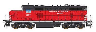 Intermountain Railway 49840 HO Scale GP16 w/DCC -- Burlington Junction (red, black)