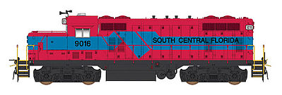 Intermountain Railway 49842 HO Scale GP16 w/DCC -- South Central Florida Express (orange, blue)