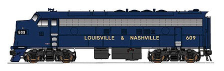 Intermountain Railway 499101 HO Scale EMD FP7 Phase I w/DCC -- Louisville & Nashville (dark blue)