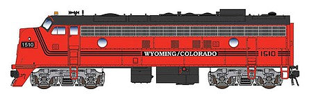 Intermountain Railway 499102 HO Scale EMD FP7 Phase I w/DCC -- Wyoming & Colorado (orange, black)