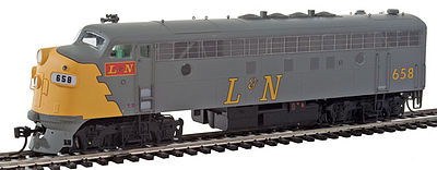 Intermountain Railway 49911 HO Scale EMD FP7 Phase I - Standard DC -- Louisville & Nashville (gray, yellow, red)