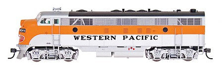 Intermountain Railway 49937 HO Scale EMD FP7 Phase I w/DCC -- Western Pacific (silver, orange)