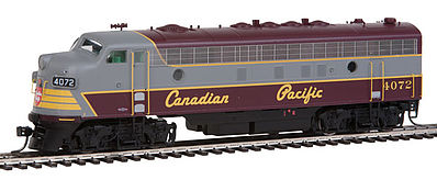 Intermountain Railway 49938 HO Scale EMD FP7 Phase I - Standard DC -- Canadian Pacific (Script Lettering, maroon, gray)