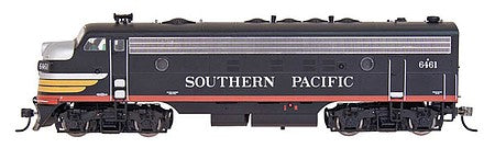 Intermountain Railway 49940 HO Scale EMD FP7 Phase I w/DCC -- Southern Pacific (Black Widow, black, silver, orange, red)