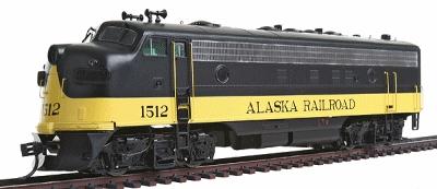 Intermountain Railway 49951S HO Scale EMD FP7 Phase I w/LokSound & DCC -- Alaska Railroad (black, yellow)
