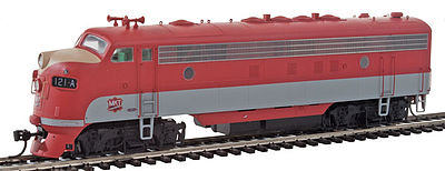 Intermountain Railway 49973 HO Scale EMD FP7 Phase I - Standard DC -- Missouri-Kansas-Texas (red, gray, yellow)