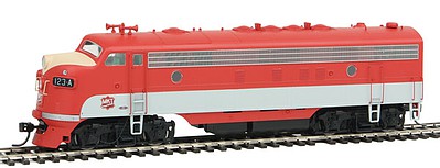 Intermountain Railway 49973S HO Scale EMD FP7 Phase I w/LokSound & DCC -- Missouri-Kansas-Texas (red, gray, yellow)