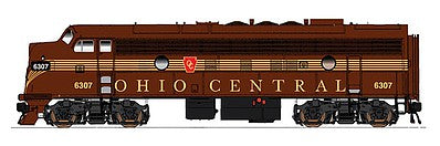 Intermountain Railway 49977S HO Scale EMD FP9 w/LokSound & DCC -- Ohio Central (5-Stripe, Tuscan)