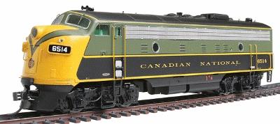 Intermountain Railway 49987S HO Scale EMD FP9 w/LokSound & DCC -- Canadian National (green, black, yellow)