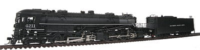 Intermountain Railway 59041S HO Scale AC-10 4-8-8-2 Cab Forward w/Sound & DCC -- Southern Pacific #4211 (black, Lines Lettering)