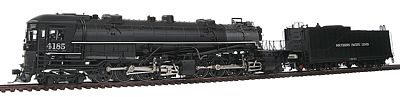 Intermountain Railway 59061 HO Scale Steam AC-8 4-8-8-2 Cab-Forward - Standard DC -- Southern Pacific #4185 (black, Lines Lettering)