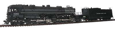 Intermountain Railway 59061S HO Scale AC-8 4-8-8-2 Cab Forward w/Sound & DCC -- Southern Pacific #4185 (black, Lines Lettering)