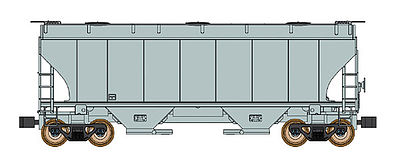 Intermountain Railway 619000 N Scale Trinity 3281 2-Bay Covered Hopper - Kit -- Undecorated