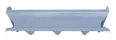 Intermountain Railway 62099 N Scale ACF 4650 Cubic Foot 3-Bay Covered Hopper - Kit -- Undecorated w/Trough Hatches