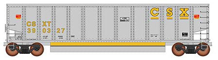 Intermountain Railway 6400006 N Scale 13-Panel Coalporter Coal Gondola - Ready to Run - Value Line -- CSX (gray, yellow)