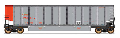 Intermountain Railway 6401002 N Scale 14-Panel Coalporter(R) Coal Gondola - Ready to Run - Value Line -- Canadian National (aluminum, red)