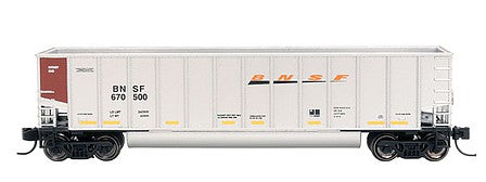 Intermountain Railway 6401011 N Scale 14-Panel Coalporter(R) Coal Gondola - Ready to Run - Value Line -- BNSF Railway (silver, brown, orange, Wedge Logo)