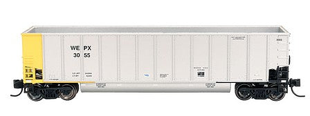Intermountain Railway 6401022 N Scale 14-Panel Coalporter(R) Coal Gondola - Ready to Run - Value Line -- Wisconsin Electric Power WEPX (silver, yellow)
