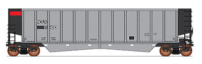 Intermountain Railway 6402006 N Scale Trinity Aluminator(R) Coal Gondola - Ready to Run - Value Line -- Transport Capitol Rail Partners NCUX (aluminum, black, red)